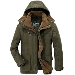 Uomini lungo le giacche inverno cappotti invernali parca caldi casual 6xl di buona qualità Maschio Mago MultiPoch Cargo 231225