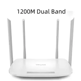 1200Mbps Support IPv6 24GHz5GHz kan återställas med en klick Smartphone Internet Access Smoother Wireless WiFi Router AC23
