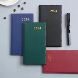 تدوين الملاحظات الإسبانية أجندة دفتر دفتر ديري ديري لاستدعاء القائمة 2024 A6 Planner Notebook Time Organizer 231226