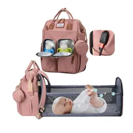 Borse Bambino Bolsas Maternità Pacchetti Mamma Infantile Passeggino Roba Culla portatile Borsa Borsa da donna Borsa 2022 Tendenza Pannolini femminili Zaino