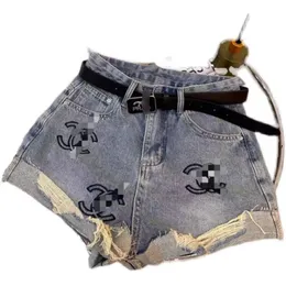 Shorts femininos designer de luxo CC verão novo produto grande mercado design navio livre cintura alta denim zuul