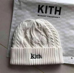 X3Y8 KITH Beanie Cappelli invernali per uomo Donna Donna Acrilico con risvolto con teschio lavorato a maglia Hip Hop Harajuku Casual Skullies Outdoor Christ4456167