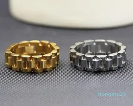 Lüks Tasarımcı Moda Band Rings için Erkekler İçin Erkekler İçin Saatler Saatler Stil Yüzük Kuff Bilezik Yüksek Kaliteli Paslanmaz Çelik Erkek Mücevherler1229551