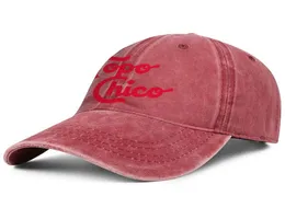 Topo chico mineral vatten unisex denim baseball cap monterade lag stilfulla hattar chico logo ogo flash guld amerikansk flagga sodavatten3733819