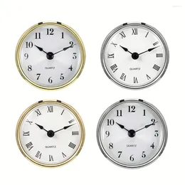 Wall Clocks 80mm Quartz Clock Inserts Movement Replacement Roman Arabic Numerals DIY Handmade Watch Repair Accessories