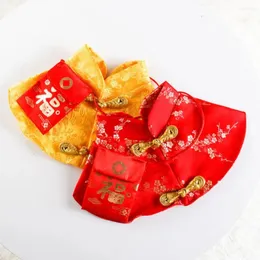 Cat Costumes Collar High-quality Unique Pet Costume Trending Chinese Style Spring Festival Red Envelope Versatile Festive