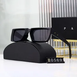 Designer-Sonnenbrillen für Damen und Herren, modische, klassische Sonnenbrille, luxuriöse polarisierte Pilot-Sonnenbrille in Übergröße, UV400-Brille, PC-Rahmen, Polaroid-Brille 0569