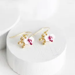 dangle earringsかわいい素敵な素敵な甘い花のドロップ
