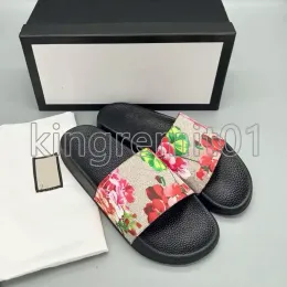 Blooms chinelos designer sandálias homens chinelo listrado sandália floral impressão slide clássico slides de borracha plana luxo verão cunha flip flops