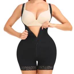 Szyfrowanie kształtu dla kobiet poporodowe brzuch Corping Body Shaper Butt Lifter Bodysuit Bodysit Otwarte Bust otwarte krocze gorset Fajas 231225