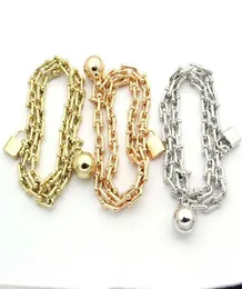 Bracelet de style de qualité supérieure pour femmes, collier à breloques, bijoux de mariage, cadeau avec sac en velours, PS7022-19154065