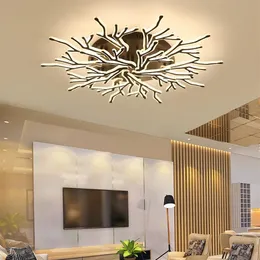 Modern Led Ceiling Light Antler Chandelier Lighting Acrylic Plafond Lamp for Living Room Master Room Bedroom285I