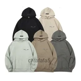 2023 Heren Hoodies Essentialsweatshirt Sweatshirts Ess Hoodie Luxe Trainingspakken Letter Trainingspak Heren Dames Ronde Hals Trui Met Capuchon Paar Sweatshir W9J6