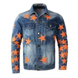 Herrjackor designer am mens jacka bombare jean jackets kausella fashionabla hoodies denim jeans rockar caridigan pritned höst skridskor ot5ug