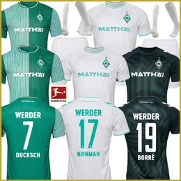 23 24 24 SV Werder Bremen Special Jersey Marvin Black Ducksch Leonardo Bittencourt Soccer Green 2023 2024 Friedl Pieper Football Shirts