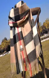 Designer Scarf Autumn and winter scarf women's barber wool cashmere shawl dual purpose thickened couple5544417