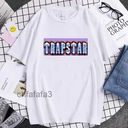 Trapstar Tee 2022 여름 남성 디자이너 T 셔츠 캐주얼 남자 여자 여자는 글자를 인쇄하는 짧은 슬리브 탑 판매 럭셔리 남자 힙합 옷 ezhi