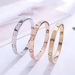 Amour bracelet tournevis bracelet conceptions design de mode classique titane acier rose or bracelets de pierres précieuses couple mâle femelle jew304J