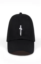 Designer de luxo pai chapéu espada bordado algodão boné beisebol ajustável ao ar livre casual boné hip hop chapéu masculino snapback sol hat3508083