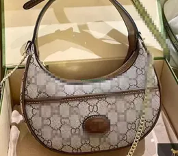 2024 Fashion Hobo Crossbody Bag Metal Bodysame Kolor Kobiety duża pojemność torba na ramię Women Halfmoon torebki torebki torebki panienki Portfele 01