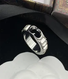 Дизайнерское классическое кольцо с надписью Мужские женские кольца с камнем Серебряный кристалл Золотое кольцо Роскошные ювелирные изделия3466178