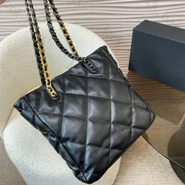 diamante preto sacola designer super grandes totes sacos para mulher oversized bolsa de compras couro luxos bolsas ouro prata corrente totes sacos mulher saco nas axilas