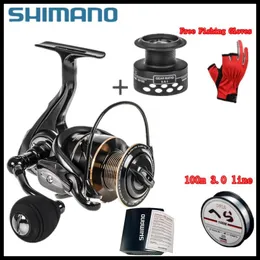 Çubuklar orijinal shimano çift çizgi fincan eğirme tekerlek deniz direği balıkçılık tekerlek deniz balıkçı teknesi balıkçılık çift hat fincan balıkçılık makarası