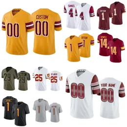 Team Football 57 Maglie Cody Barton Bambini Uomo Donna 25 Benjamin St-Juste 29 Kendall Fuller 35 Percy Butler 94 Daron Payne 14 Sam Howell 4 Curtis Samuel 1 Jahan Dotson