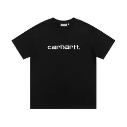 Summer Plus Tees T-shirt Standard Pocket Short Sleeve Unisex Relaxednorth America Brand Cort Classic Letter Embroidery Cotton Crew Neck Carharrts Tshirt 117