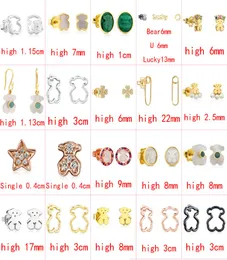 Fahmi 2022 New Style 925 Sterling Silver Bear Fashion Classic Exquisite Ladies Earrings Pierced Jewelry Factory Direct S7731306