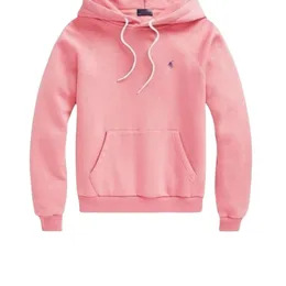 Ralphs Pink Polo Hoodie Designer Fashion Laurens Long's Pullover Pullover shipper shipper pure cotton solid slog