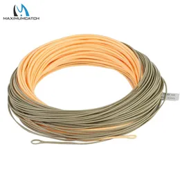 Maximumcatch WF3F8F Single Handed Spey Fly Fishing Line 90ft With 2 welded loops peachcamo Floating 231225