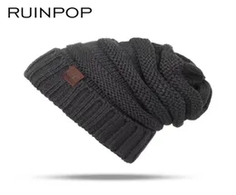 Ruinpop Children Winter Hats Cute Boy Girls Skullies Beanies Cap Casuare Cotton Beanie Knitte Hats Autumn Kids Wart Hat Beanies2068639