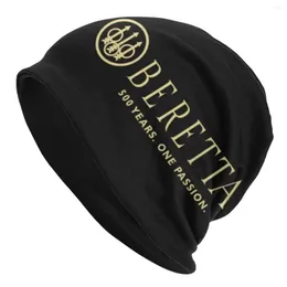 Berets Beretta Gun Logo Bonnet Hats Street Knitting Hat For Men Women Autumn Winter Warm Military Skullies Beanies Caps
