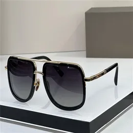 Modne okulary przeciwsłoneczne One 2030 mężczyzn design metalowy vintage prosty styl kwadratowy rama Outdoor Ochrona UV 400 Oczarowanie z case247p