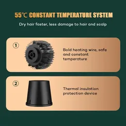 Ds Dryers 3 in 1 Dryer Brush Hot Air Comb for Curler Straightener Hairdryer Negative Ionic Styler Tools 3modes Hair Style