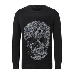 Tröjor Rhinestone Plein Philipps Loose Designer Men Women Hoodies hoody Pullover Sweatshirts Loose Long Sleeve Jumper Mens PP Skull Swea