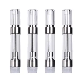 미국 스톡 프레스 M6T Atomizer 0.8ml 플라스틱 탱크 일회용 카트리지 세라믹 코일 두꺼운 오일 FIT AMIGO TH205 M3 510 스레드 배터리