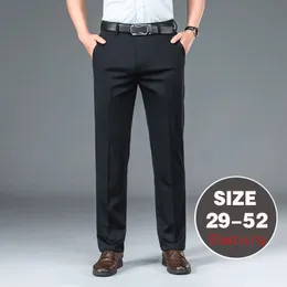 10XL pantalones de negocios de gran tamaño para hombres, pantalones formales elásticos, trajes elegantes para marido, vestido para hombre, informal social 231225