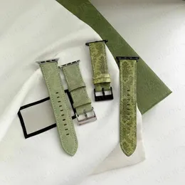 Straps Retro Leather Watches Strap Watch Band 38mm 40mm 41MM 42MM 44MM 45MM for iwatch 1 2 3 4 5 6 bands Trendy Replacement Watchbands Br