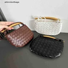 BottegaaVeneta Borsa Sardine In Pelle Intrecciata Versatile Da Donna Advanced Hand Dumpling 2024 Nuova Tracolla Monospalla JN2A