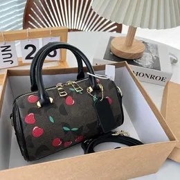 Дизайнерская сумка Модная сумка на плечо Несколько стилей Большая сумка Женская качественная кожаная дизайнерская сумка Кошелек с вишневым принтом Леди