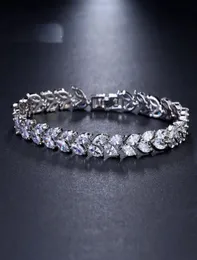 Tennis Bracelets man cz diamond Fashion bracelet jewelry Designer 75inchextension buckle Cubic Zirconia Valentines Day Women Men6864104