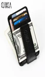 Cuikca New Fashion Women Men Portfel Money Clip Magnet Ultrathin Pocket Clamp Karta kredytowa Case Mini Creative Portfel C190412017850444