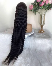 12A 250 плотность длинный 30-дюймовый парик шнурка с выровненной кутикулой бразильские девственные человеческие волосы парики6884155
