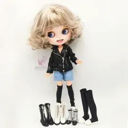 Doll Shoes Jeans Pants for Blyth Azone Boots OB23 OB24 1 6 Clothes 231225