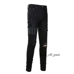 2023 새로운 도착 Amirs Mens 럭셔리 디자이너 데님 청바지 홀 바지 Jean Coolguy Biker Pants Man Clothing 90 375