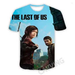 Magliette da uomo CAVVING 3D Stampato The Last Of Us Magliette casual Hip Hop Harajuku Styles Top Abbigliamento per uomo/donna