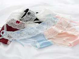 Panties Girl039s Underwear Cute Lace Low Waist Briefs Seamless Soft Mesh Underpants Girl5799918
