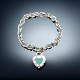 15mm Herz Armband Frau Paar Perlenkette Edelstahl Modeschmuck Weihnachten Valentinstag Geschenke für Freundin Accessoires Großhandel